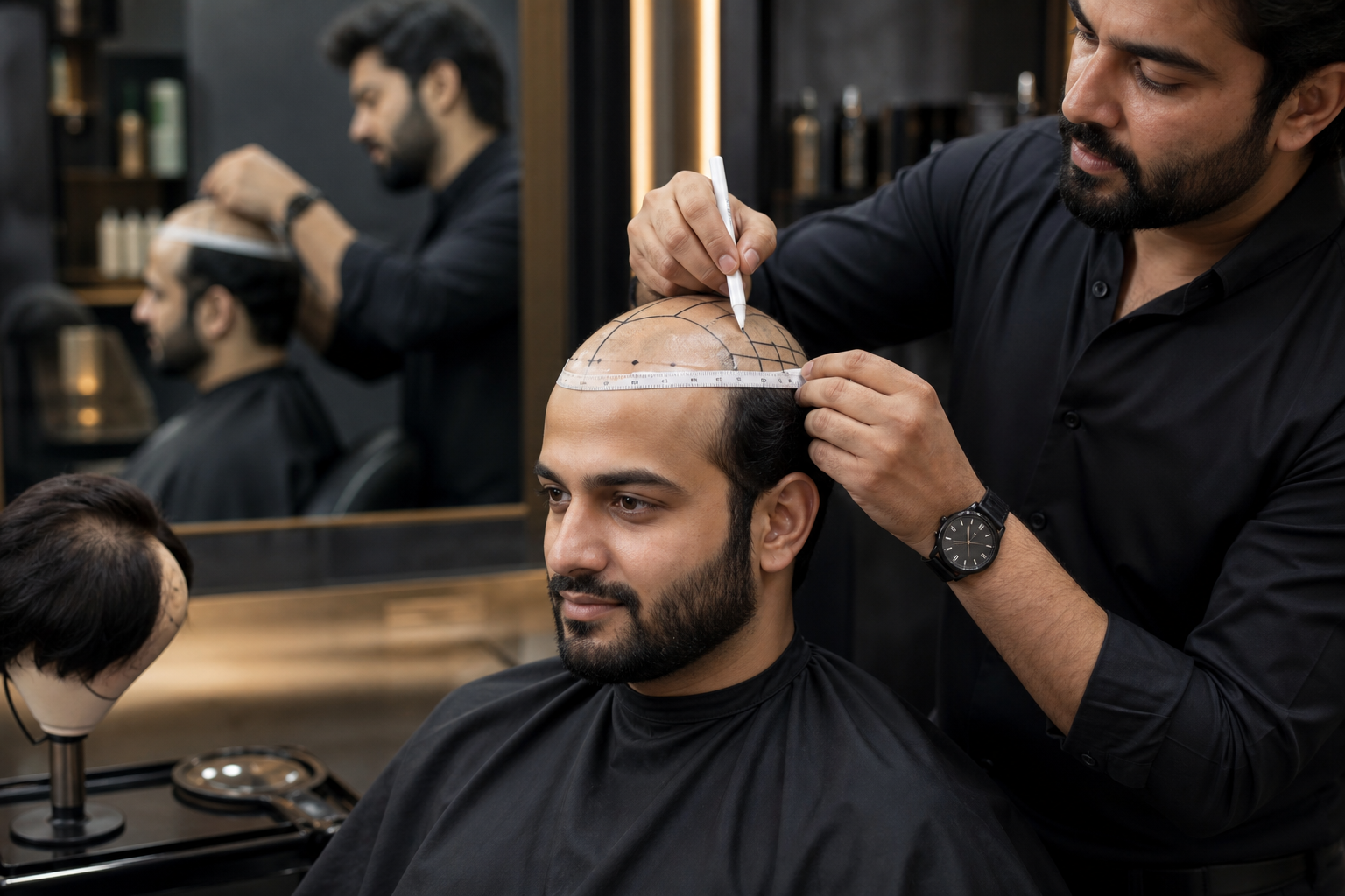 Head Measurement and Scalp Mapping