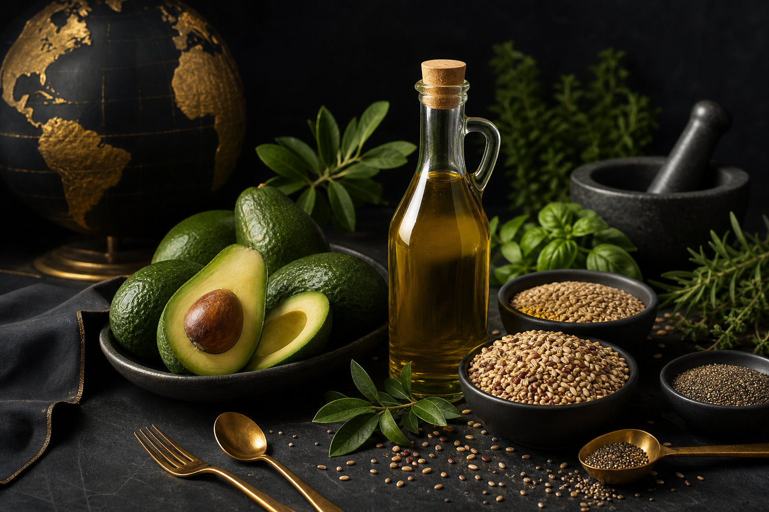 Premium organic agrifood assortment
