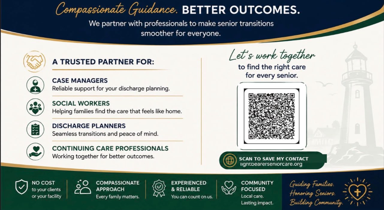 QR code to save Lightbearer Senior Care Solutions contact information