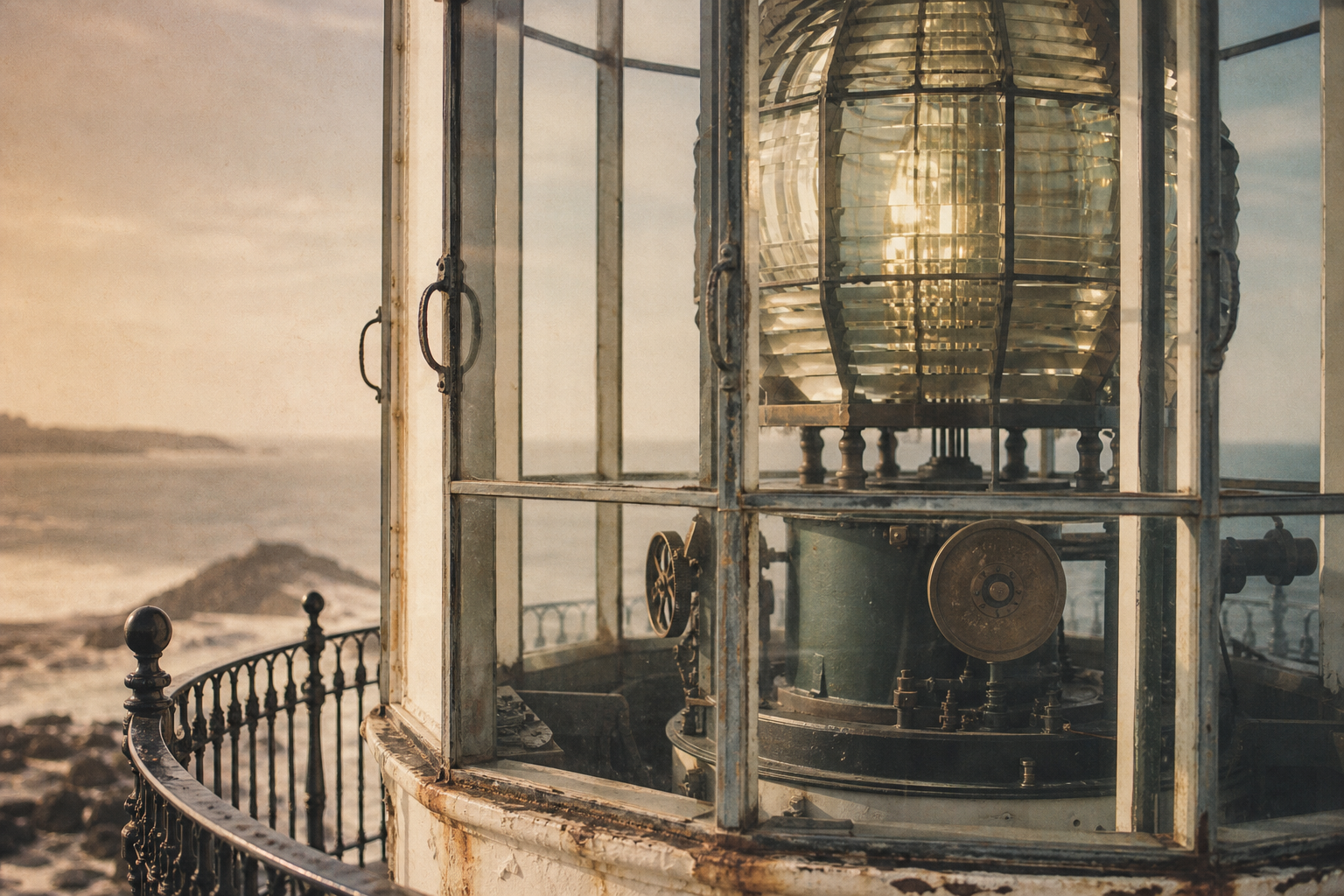Lantern Rooms archival lighthouse photograph