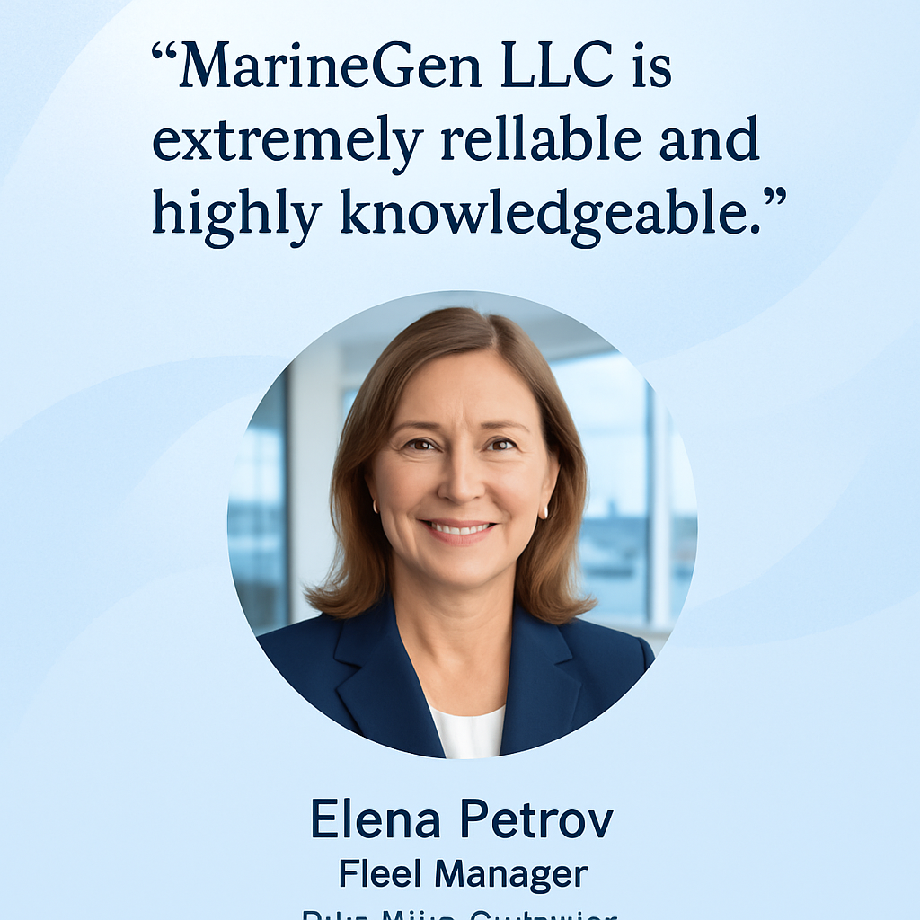 Portrait of satisfied customer from BlueWave Shipping