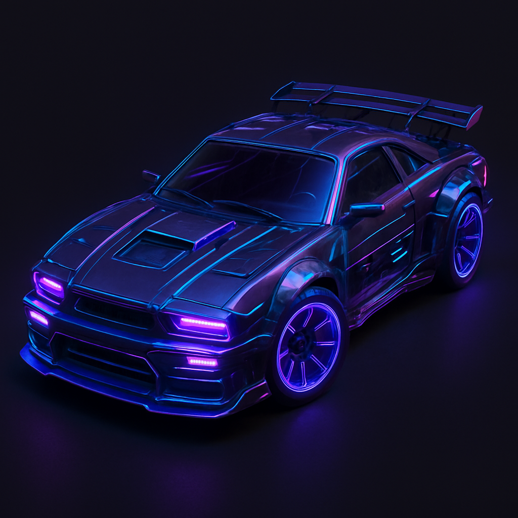 Cyberpunk Car 3D Model