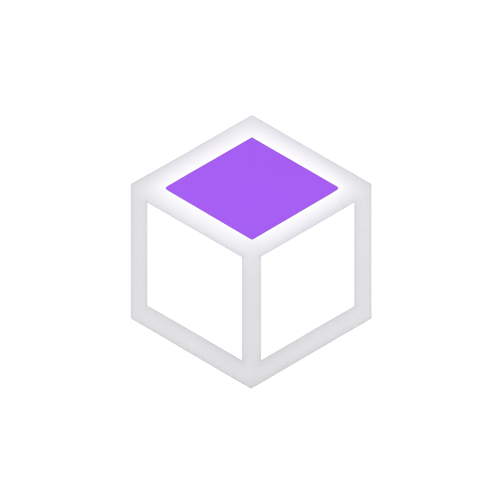 3D cube logo