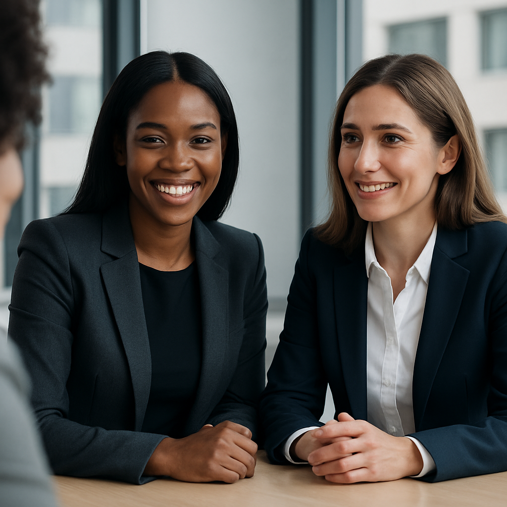 Corporate team reviewing tender documents alongside funeral insurance plan materials in a modern office