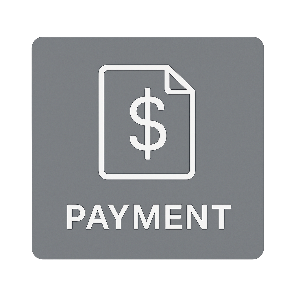 Placeholder logo for alternative payment processing platform integration