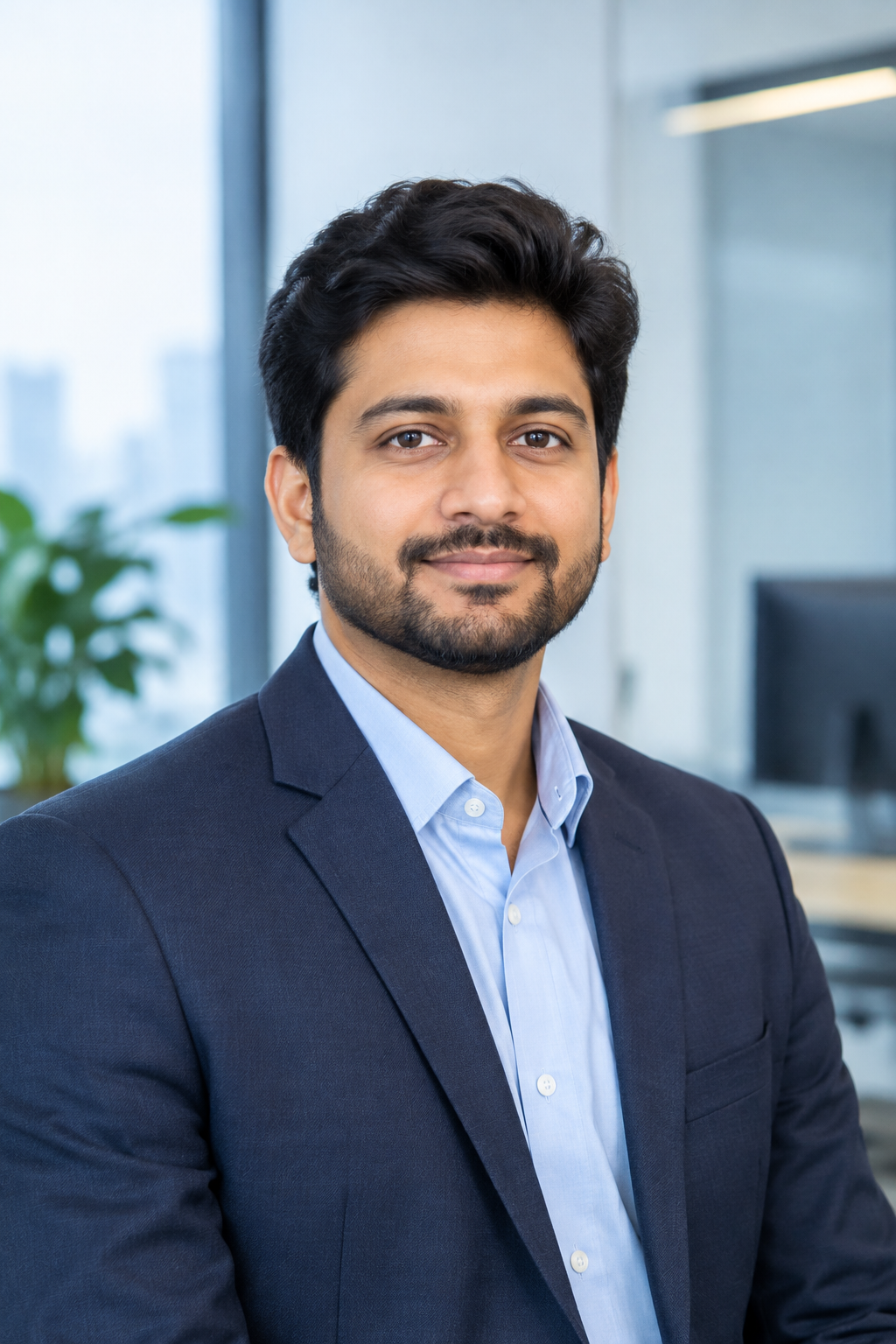 Portrait of Aarav Mehta, Technology Strategy Lead