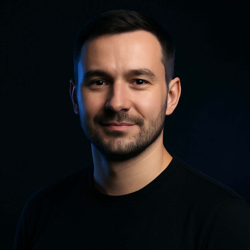 Portrait of Artem Melnyk, UI Platform Lead at Pixel Forge
