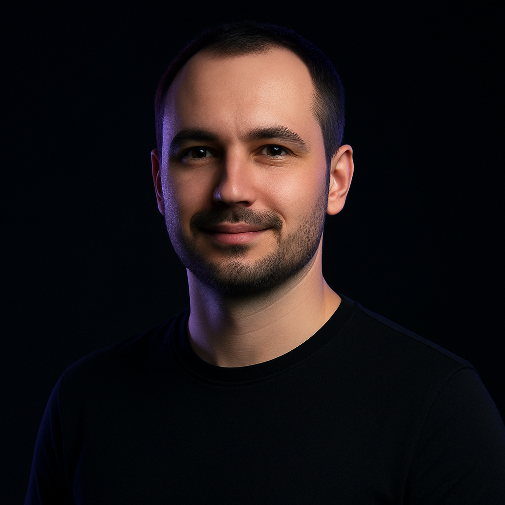 Portrait of Dmytro Hlushko, Performance Engineer at Fast Path