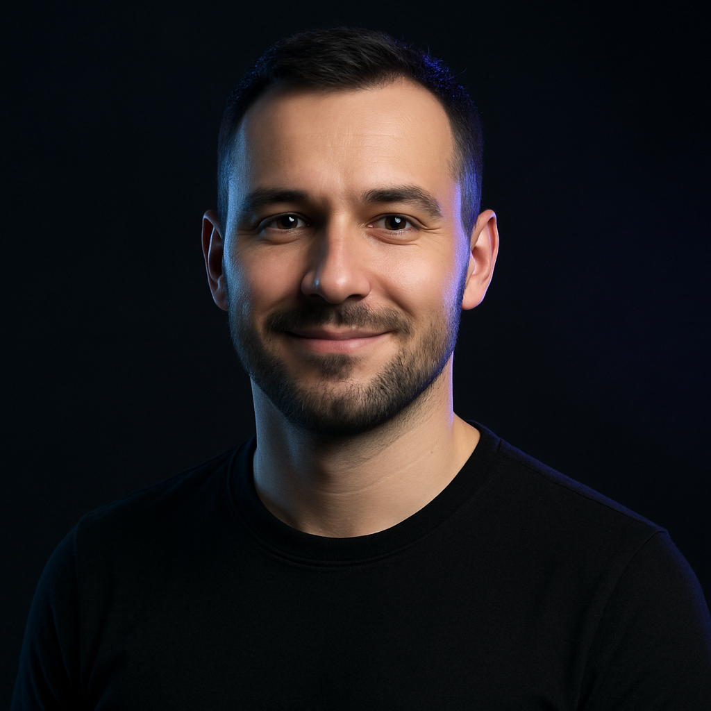 Portrait of Yaroslav Honchar, Principal Frontend Developer at Signal Grid