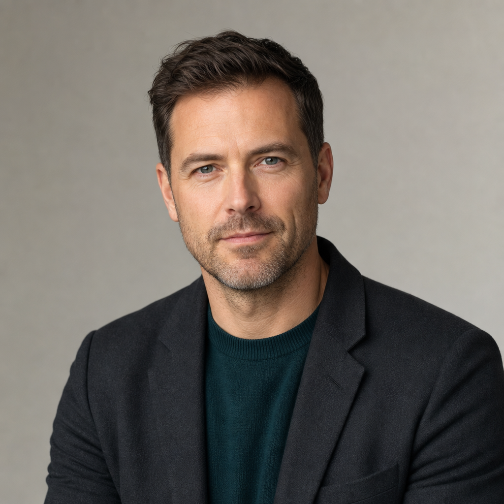Portrait of Daniel Rowe, Head of Brand at Halcyon Hotels Group.