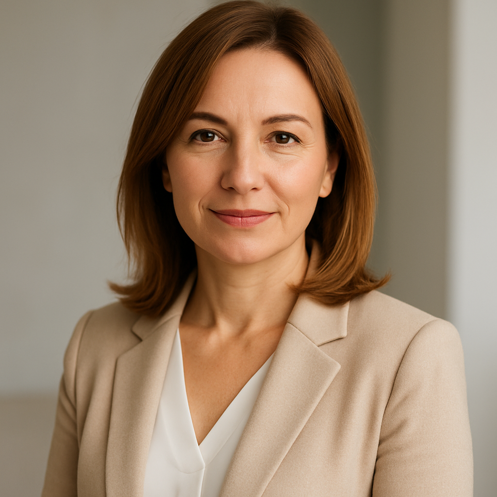 Olha Melnyk, experienced real estate agent specializing in Kyiv apartments