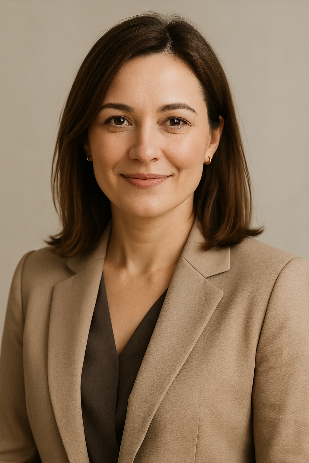 Olha Melnyk, professional real estate agent specializing in Kyiv apartments