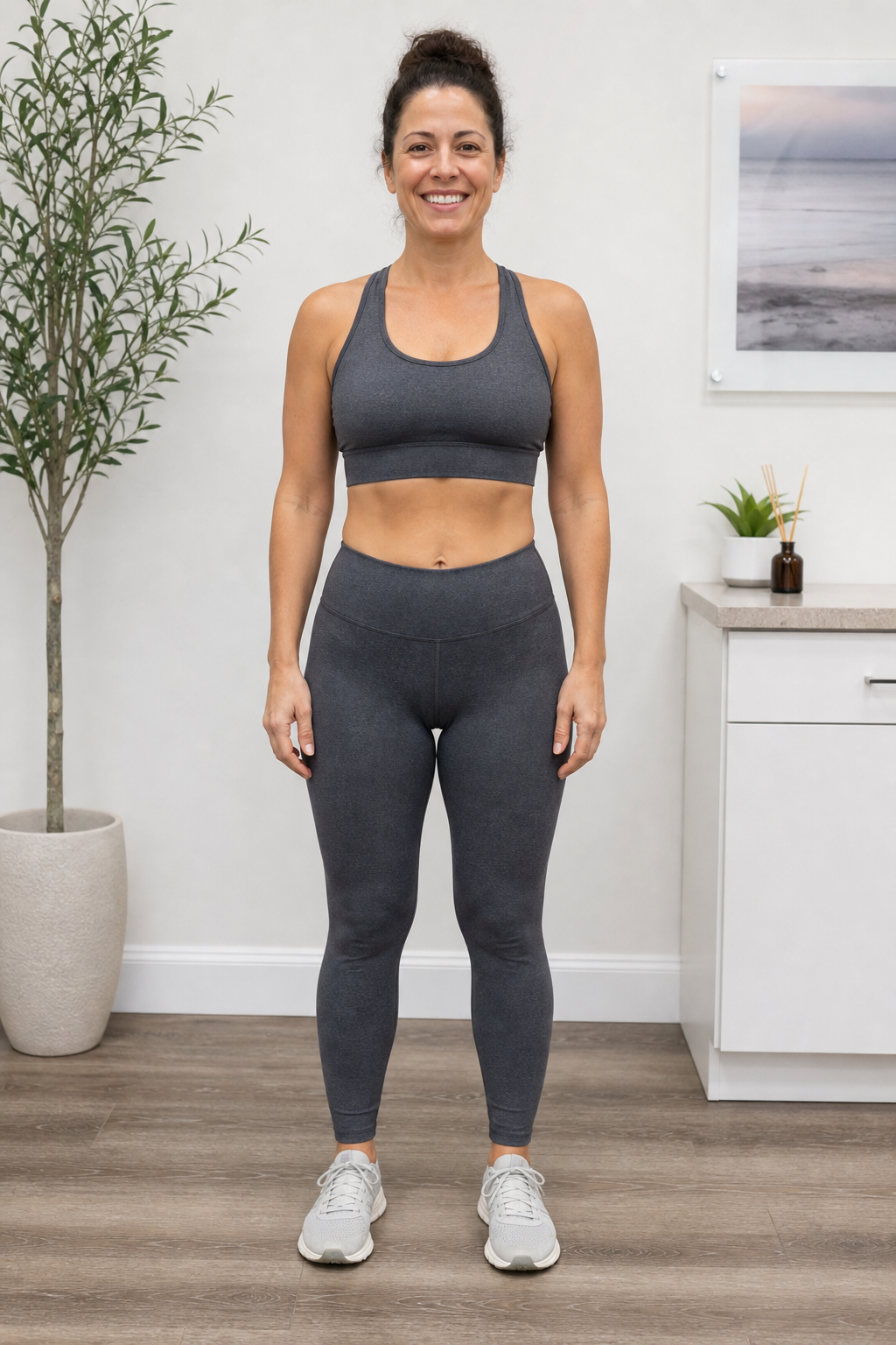After photo of patient 1 showing progress after the program