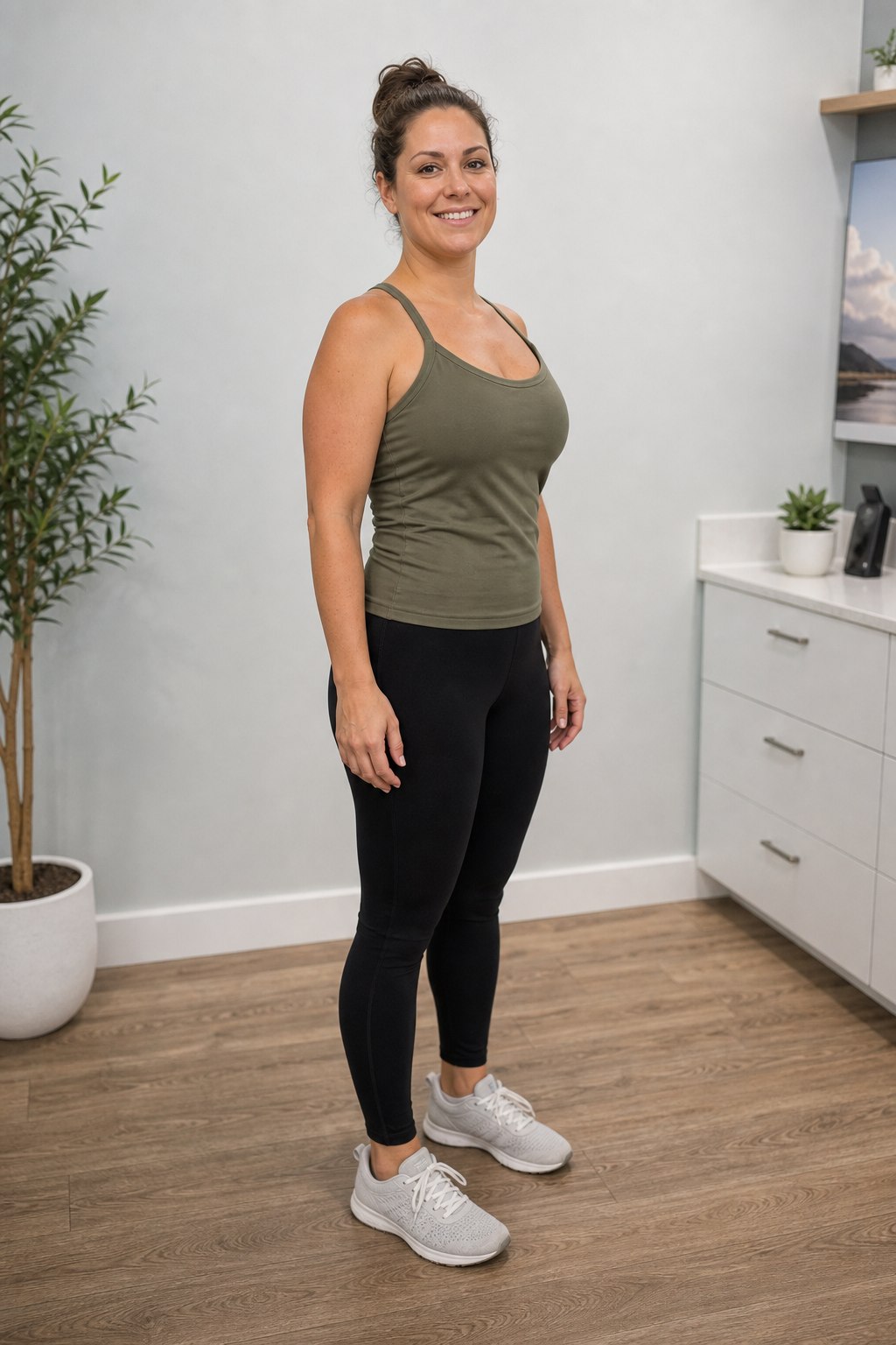 After photo of patient 3 showing progress after the program