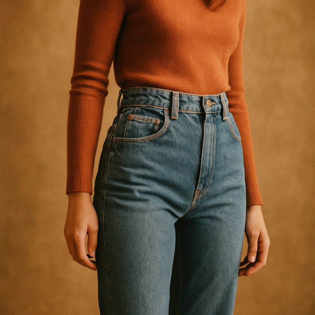 High-Waist Denim