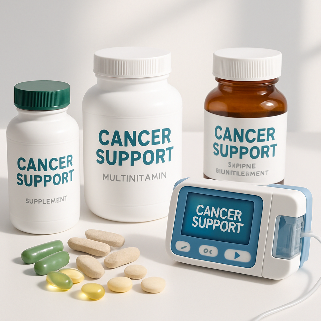 Supplements and medical devices for cancer patients