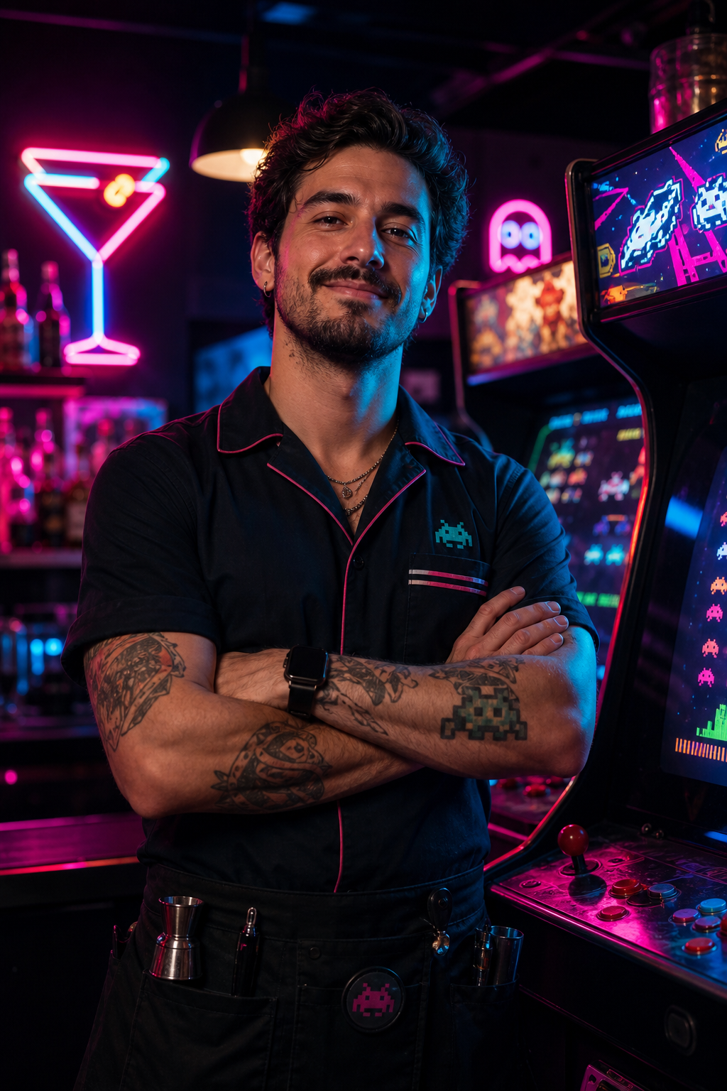 Portrait of Nico, Bar Captain