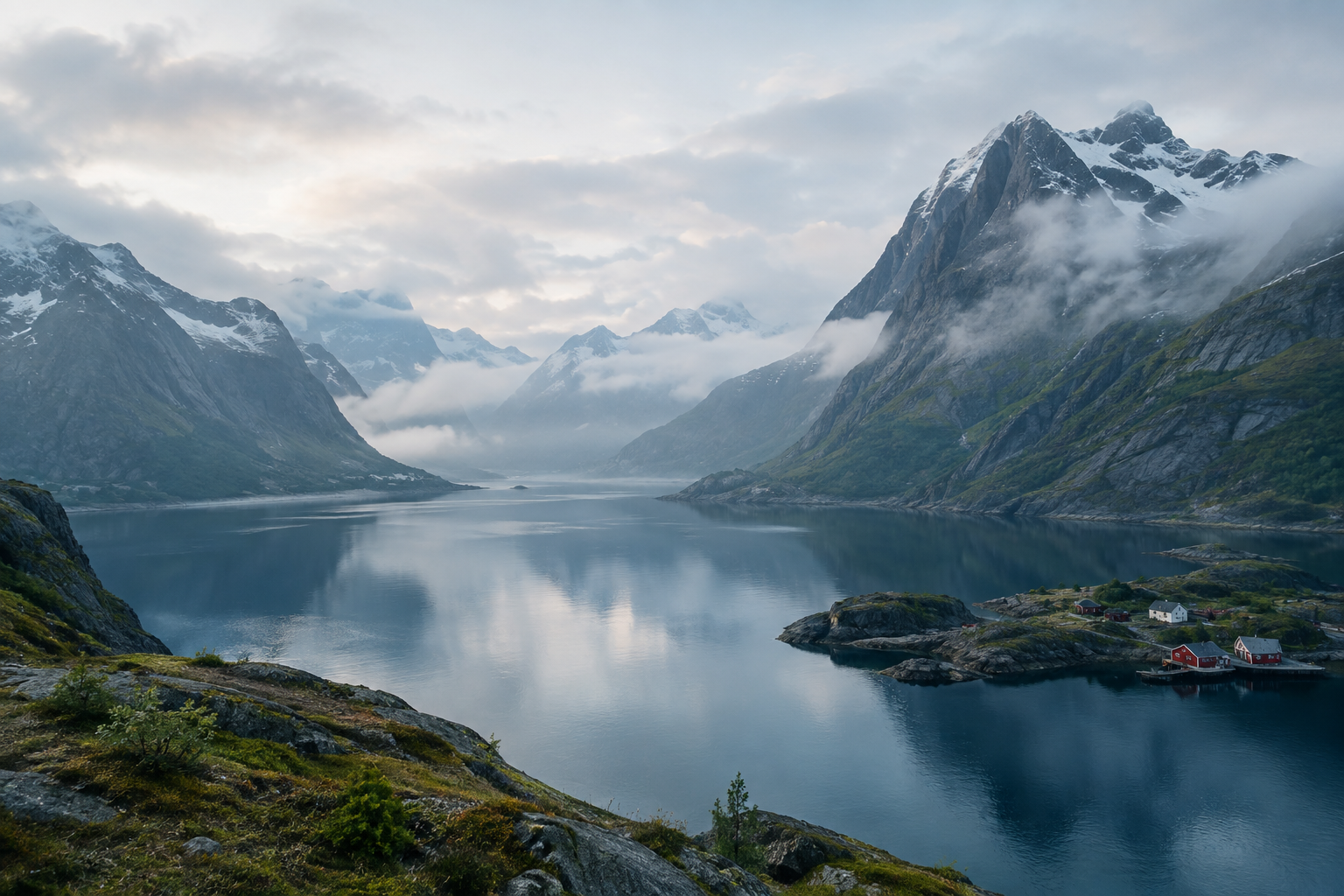 Scenic Norway destination landscape