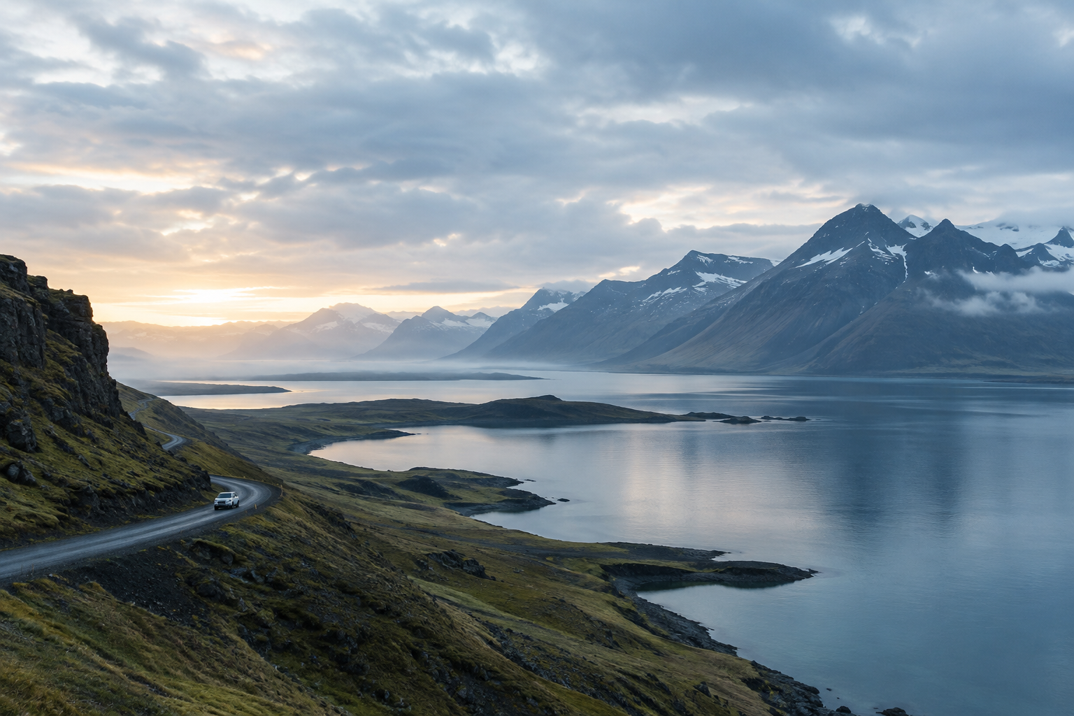 Scenic view for Midnight Light in Iceland