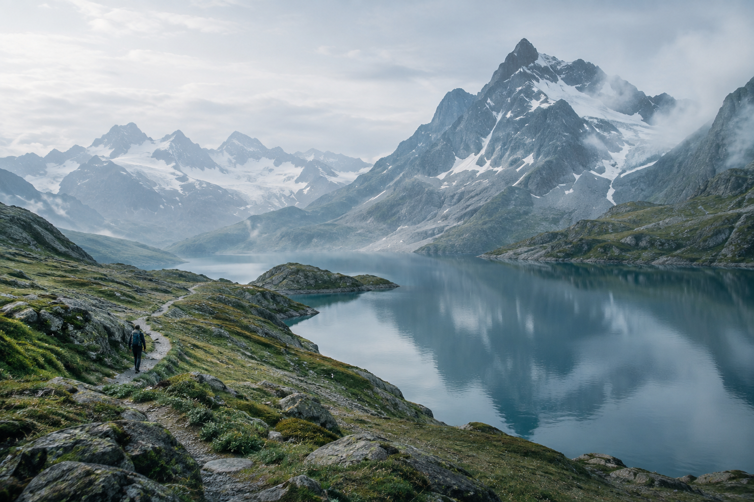 Scenic view for Alpine Lakes and High Passes