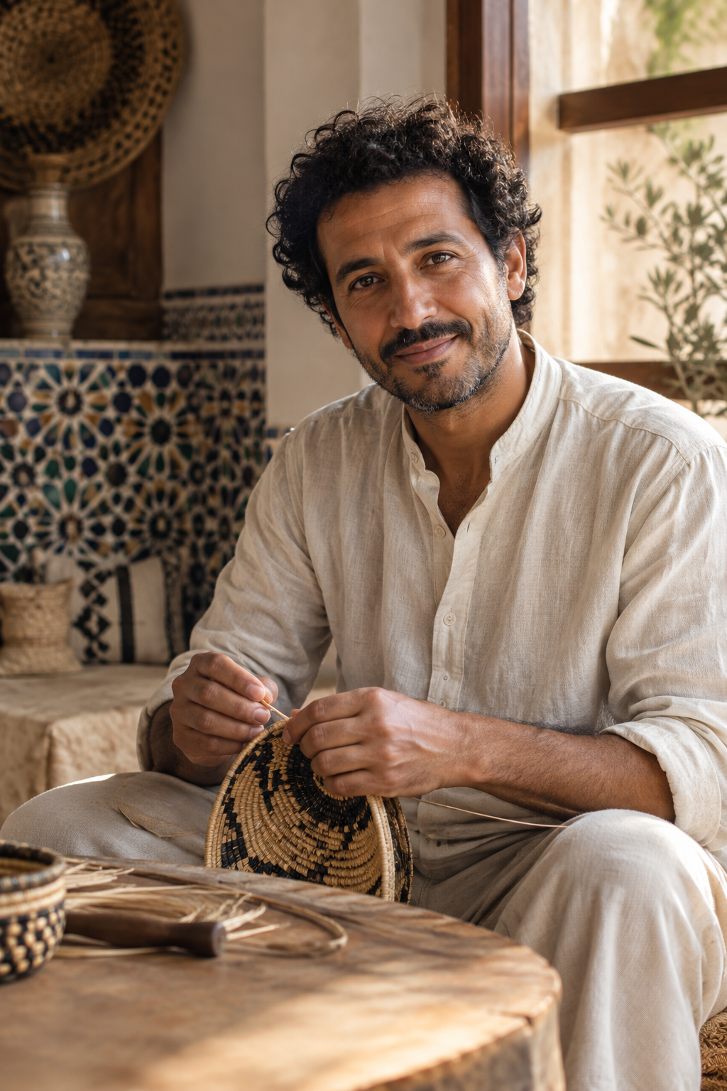 Portrait of Omar Tazi, Craft collaborator