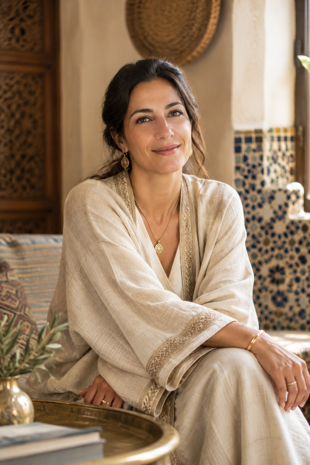 Portrait of Yasmine El Idrissi, Host