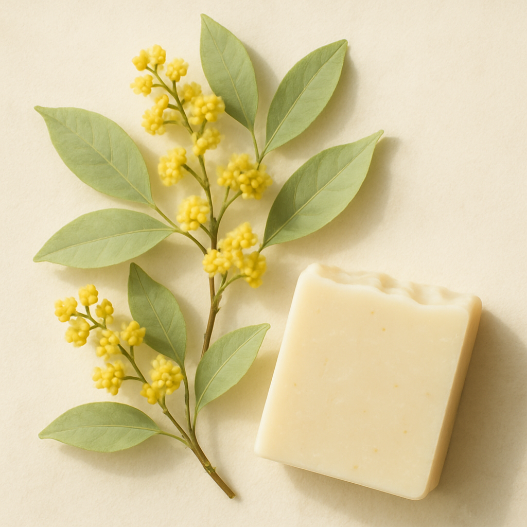 May Chang botanicals with small yellow blossoms and pale green leaves