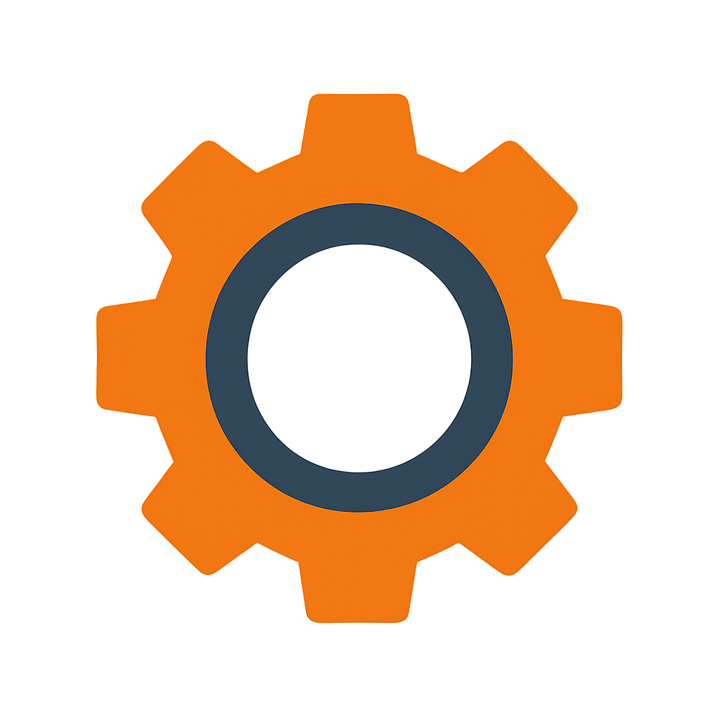 Gear icon representing professional-grade performance
