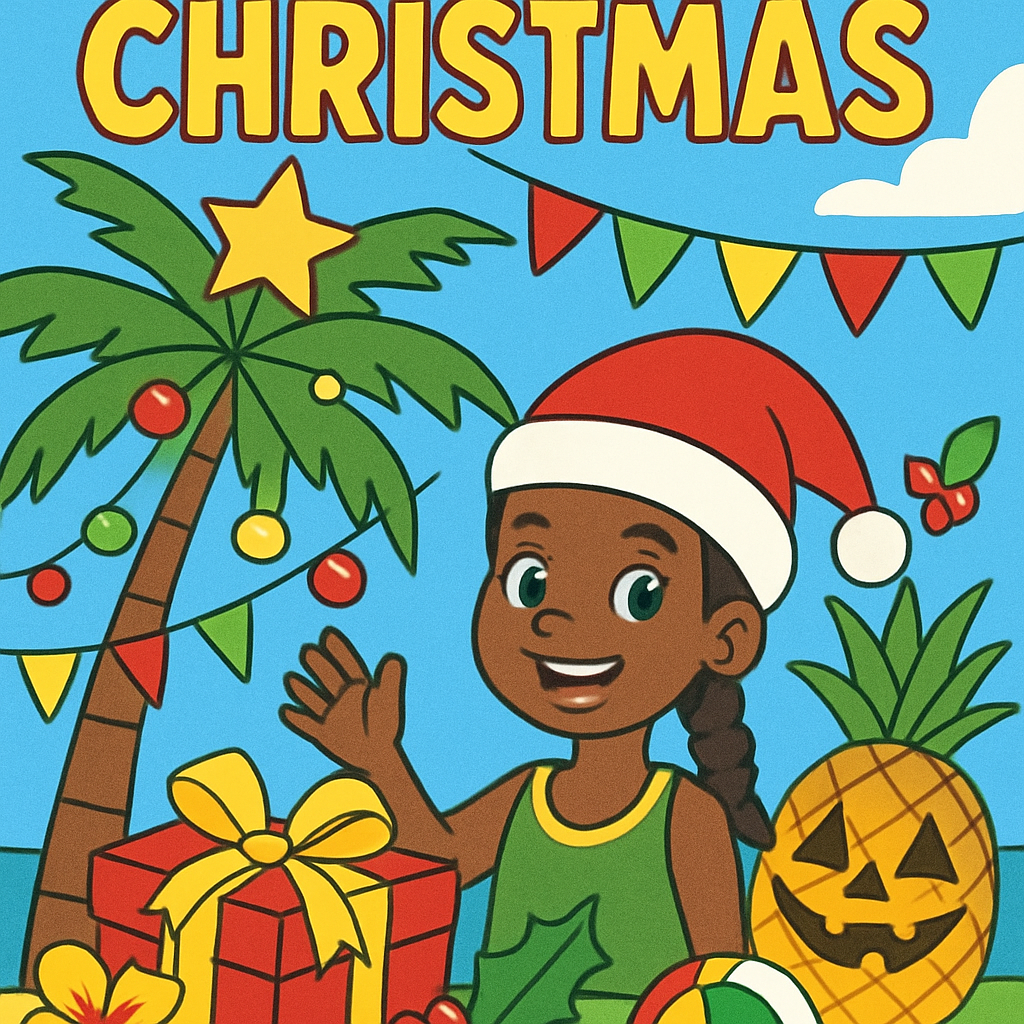 Irie Island Christmas Colouring Book