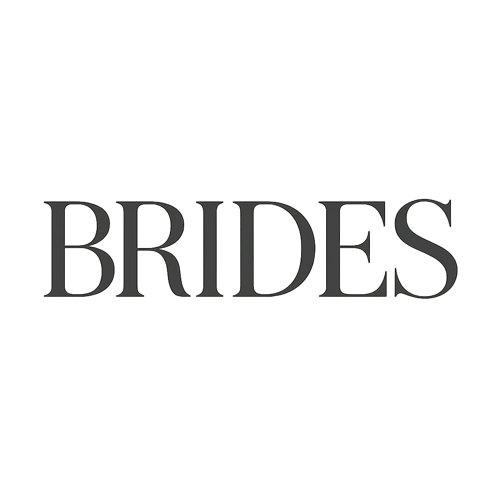 Brides magazine logo with refined serif typography