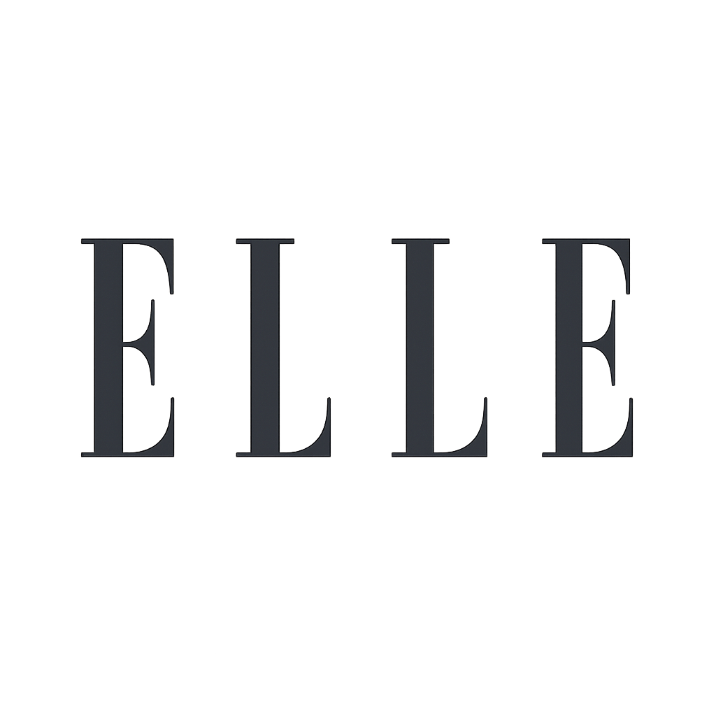 ELLE magazine logo in bold modern sans-serif font