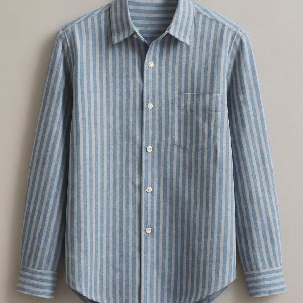 Striped Button Shirt product photo