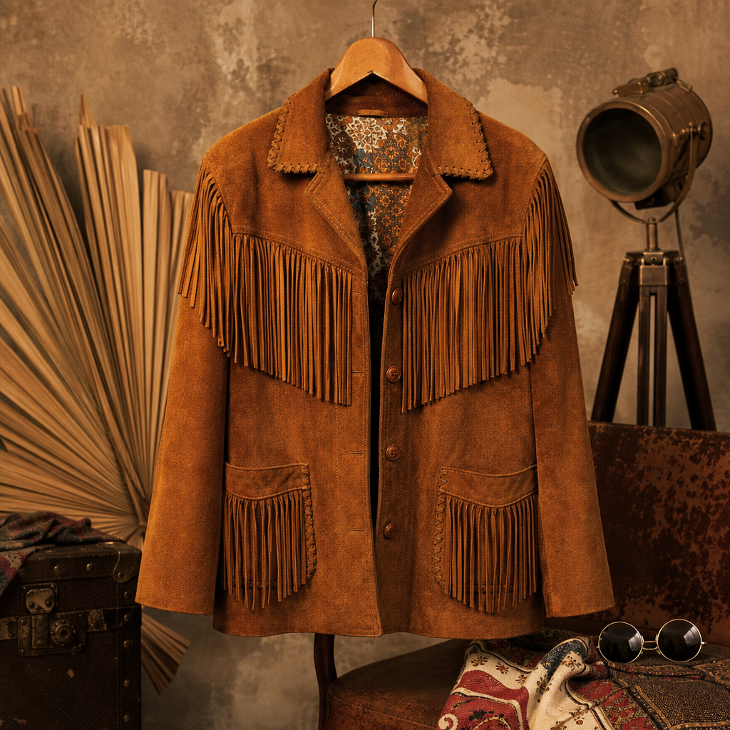 Sunset Suede Fringe Jacket