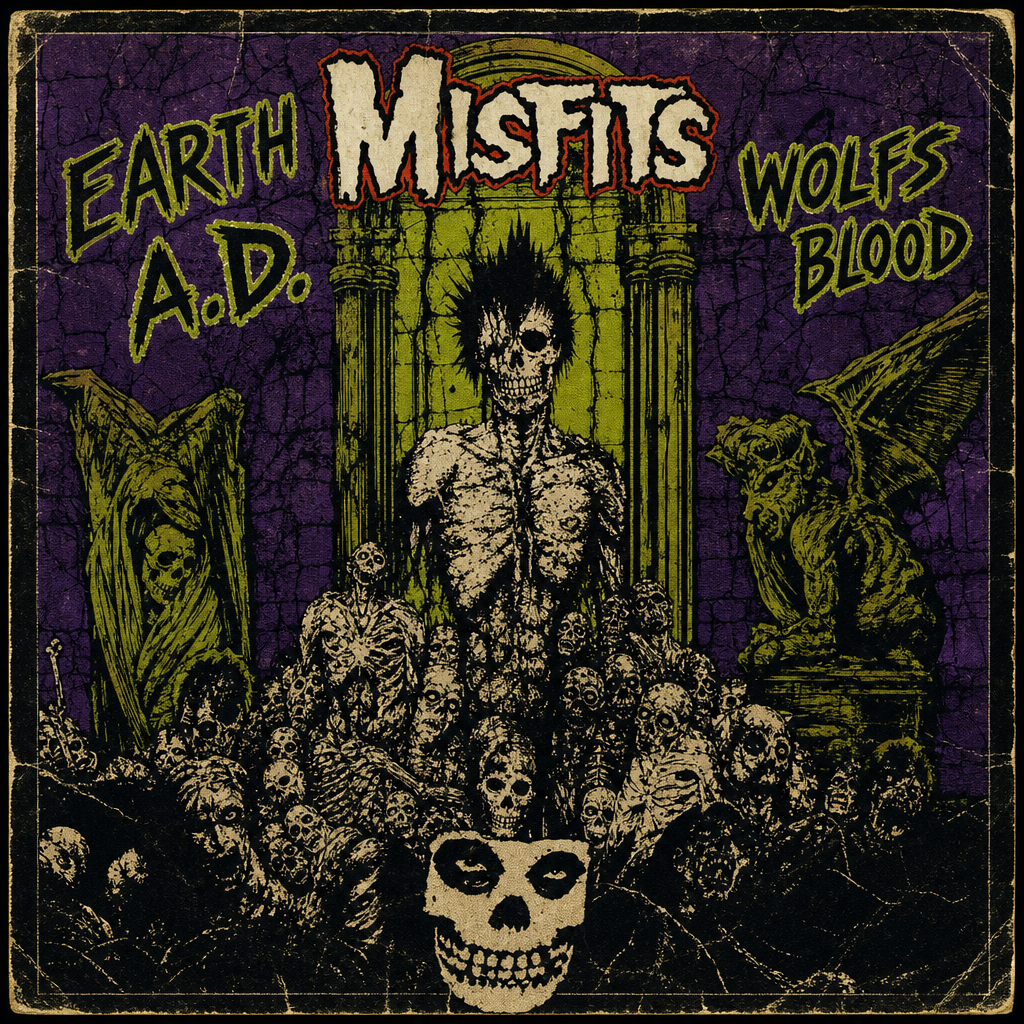 Earth A.D. / Wolfs Blood album cover artwork