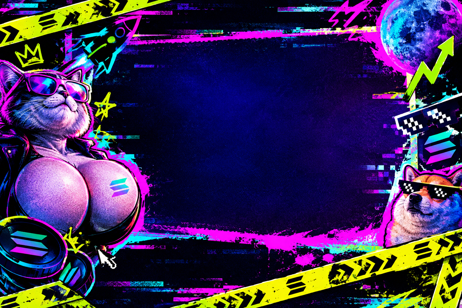 Horizontal placeholder banner slot for future meme campaign artwork