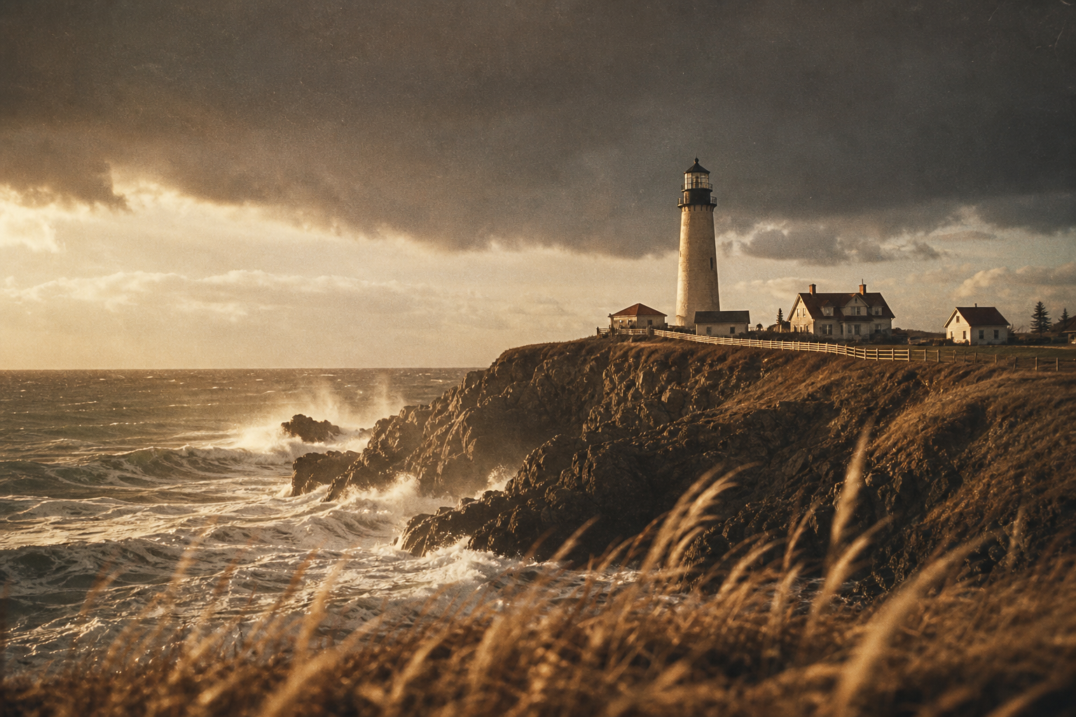 Storm approach at the headland