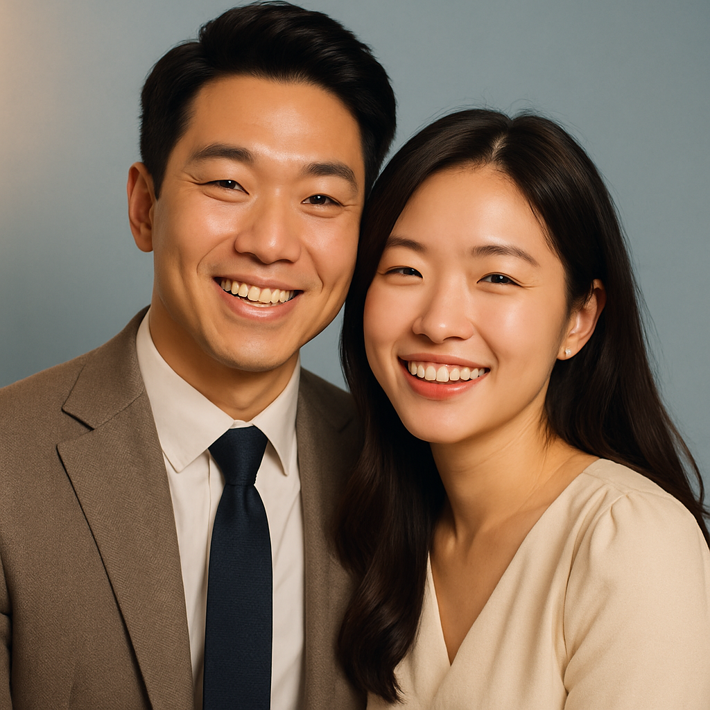 Portrait of Jamie and Alex Chen