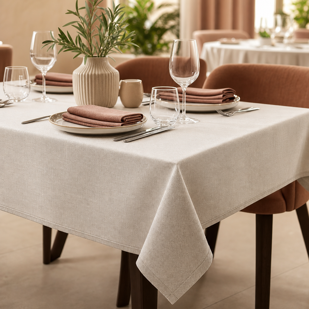 Polyester Tablecloth for Restaurant product photo