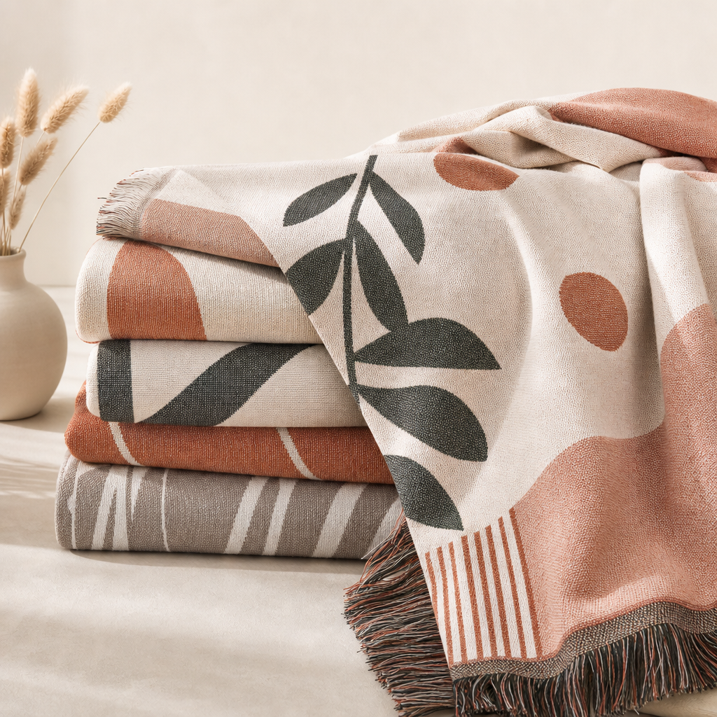 Custom Printed Decor Throw Blankets product photo