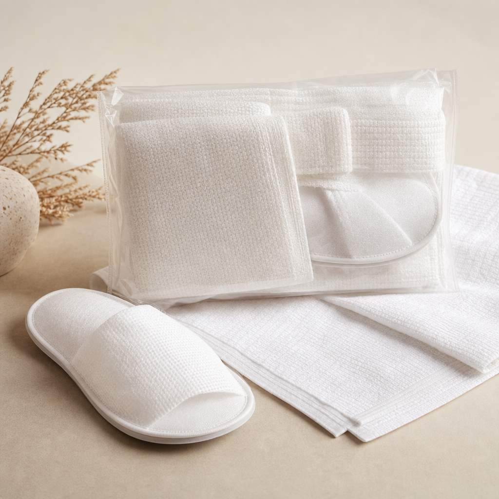 Disposable Hotel Bathroom Towel Kits product photo