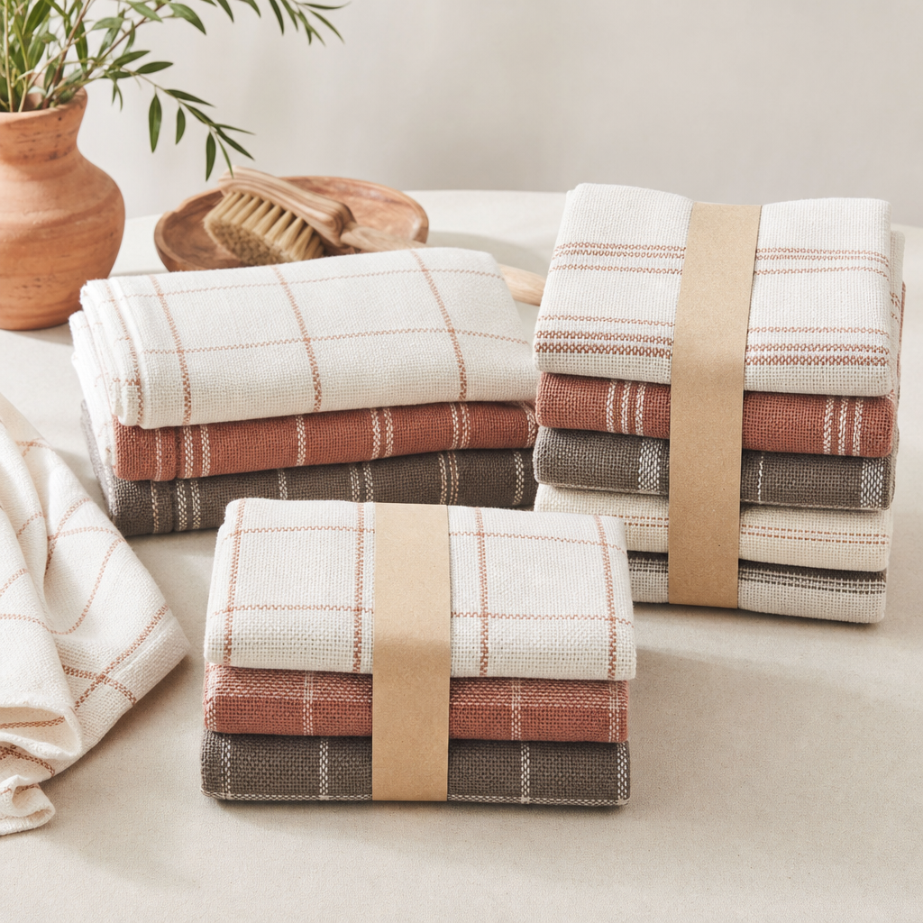 Absorbent Cotton Tea Towel Packs