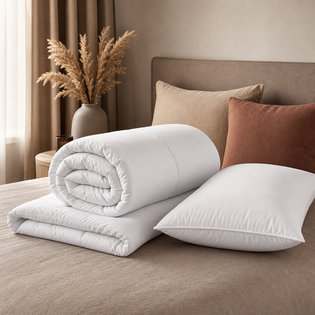 Microfiber Duvet & Hollow Fiber Pillow product photo