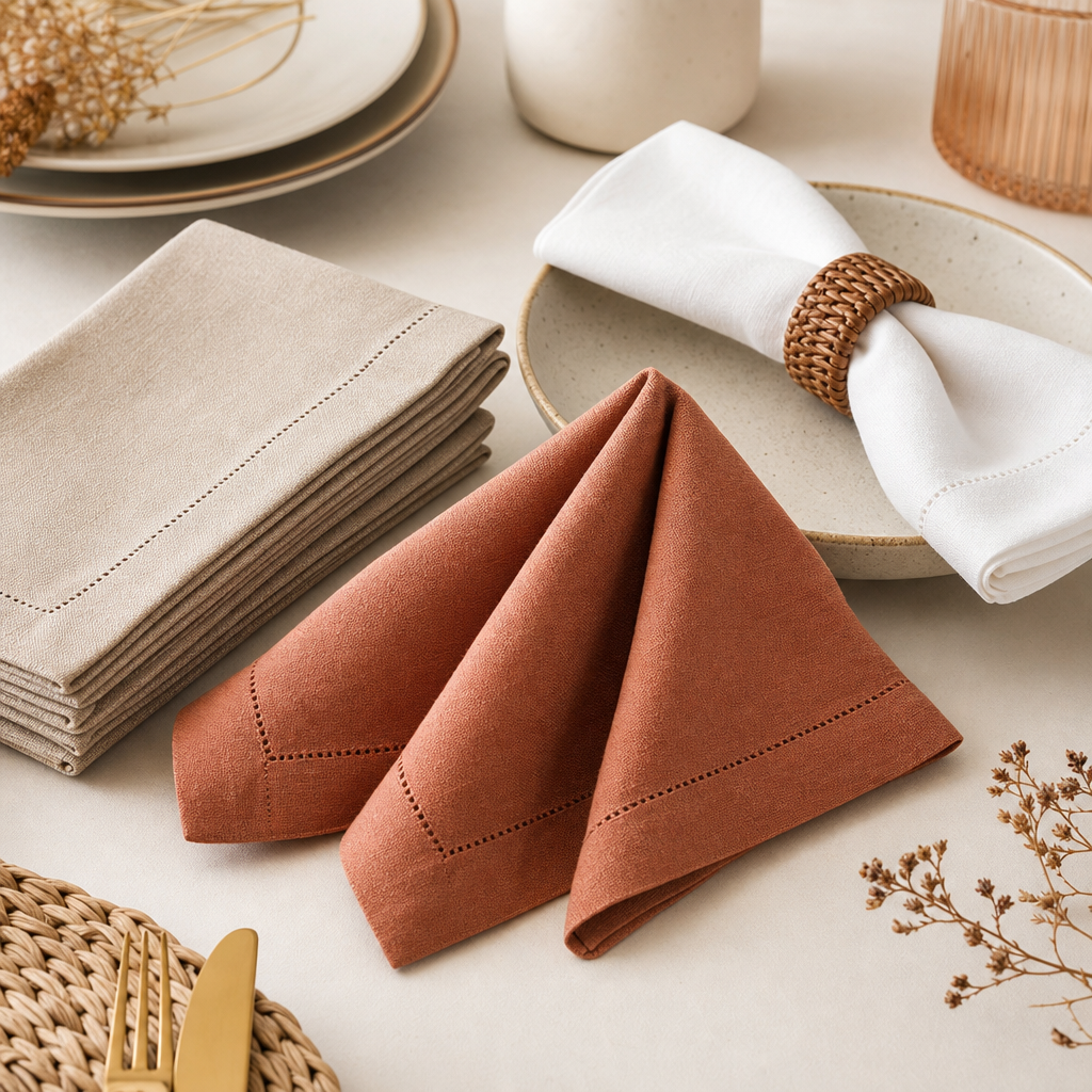 Cloth Napkin Sets for Catering