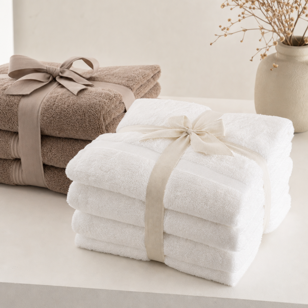 Absorbent Cotton Bath Towel Bundles product photo