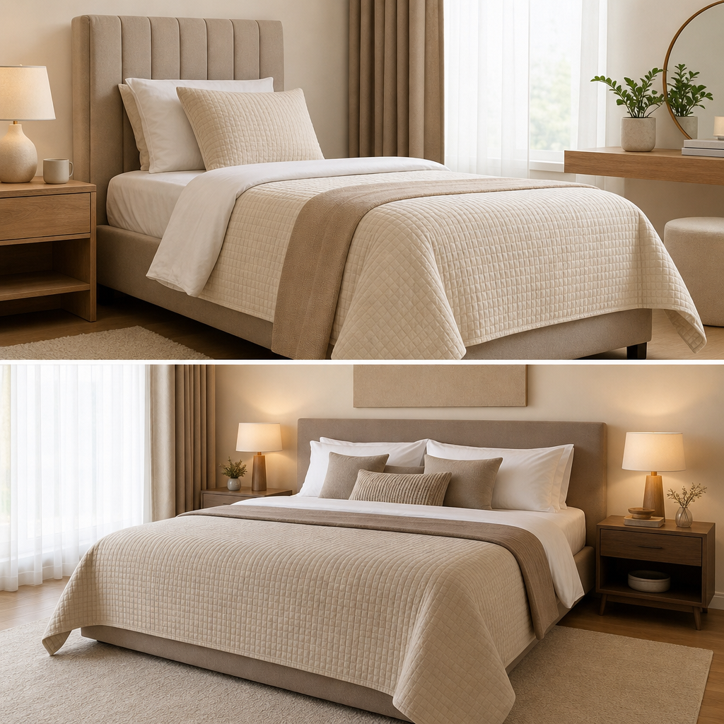 Residential bedrooms, apartments