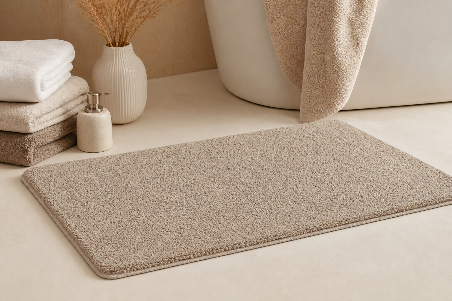Non-slip Microfiber Bathroom Floor Mats