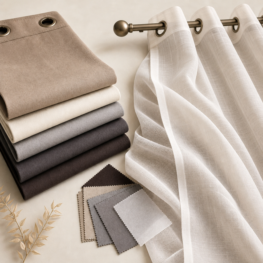 Blackout & Sheer Window Curtain Sets product photo