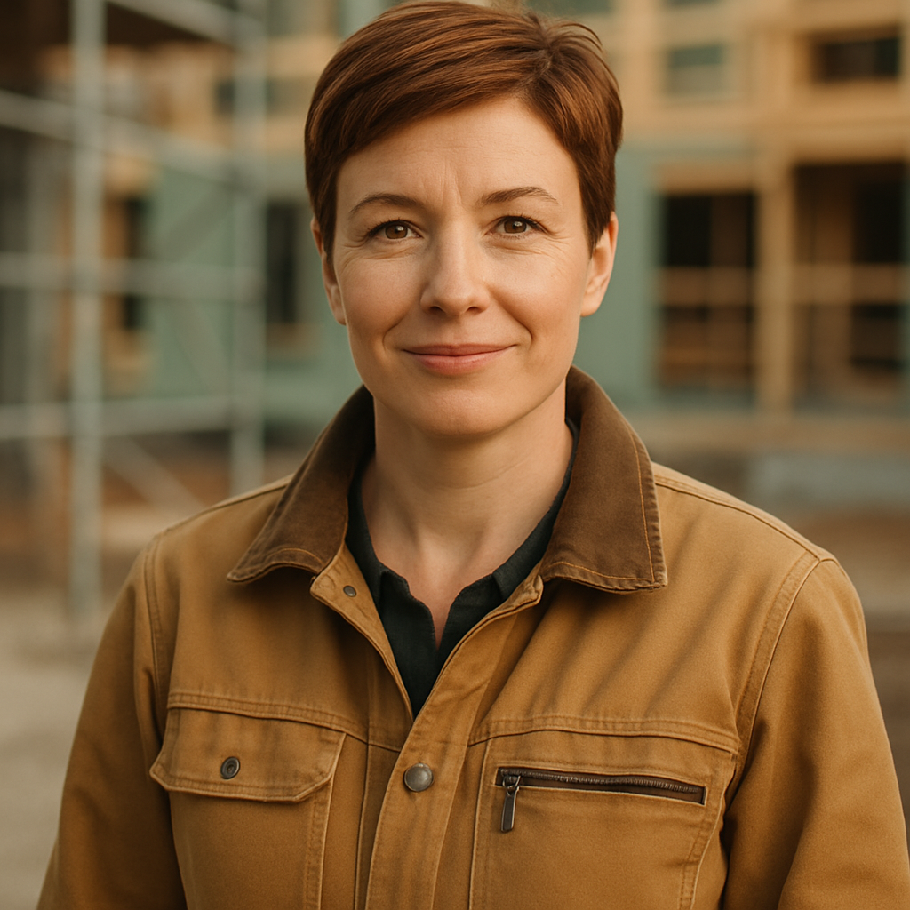 Portrait of a confident general contractor