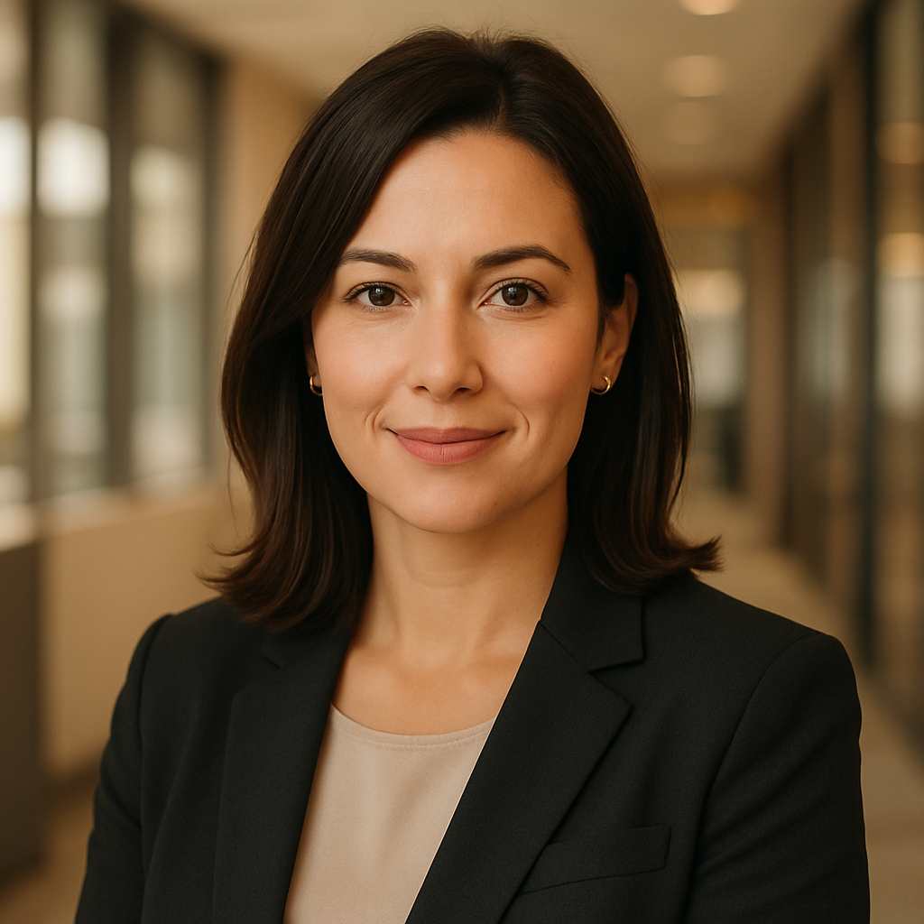 Portrait of a confident real estate broker