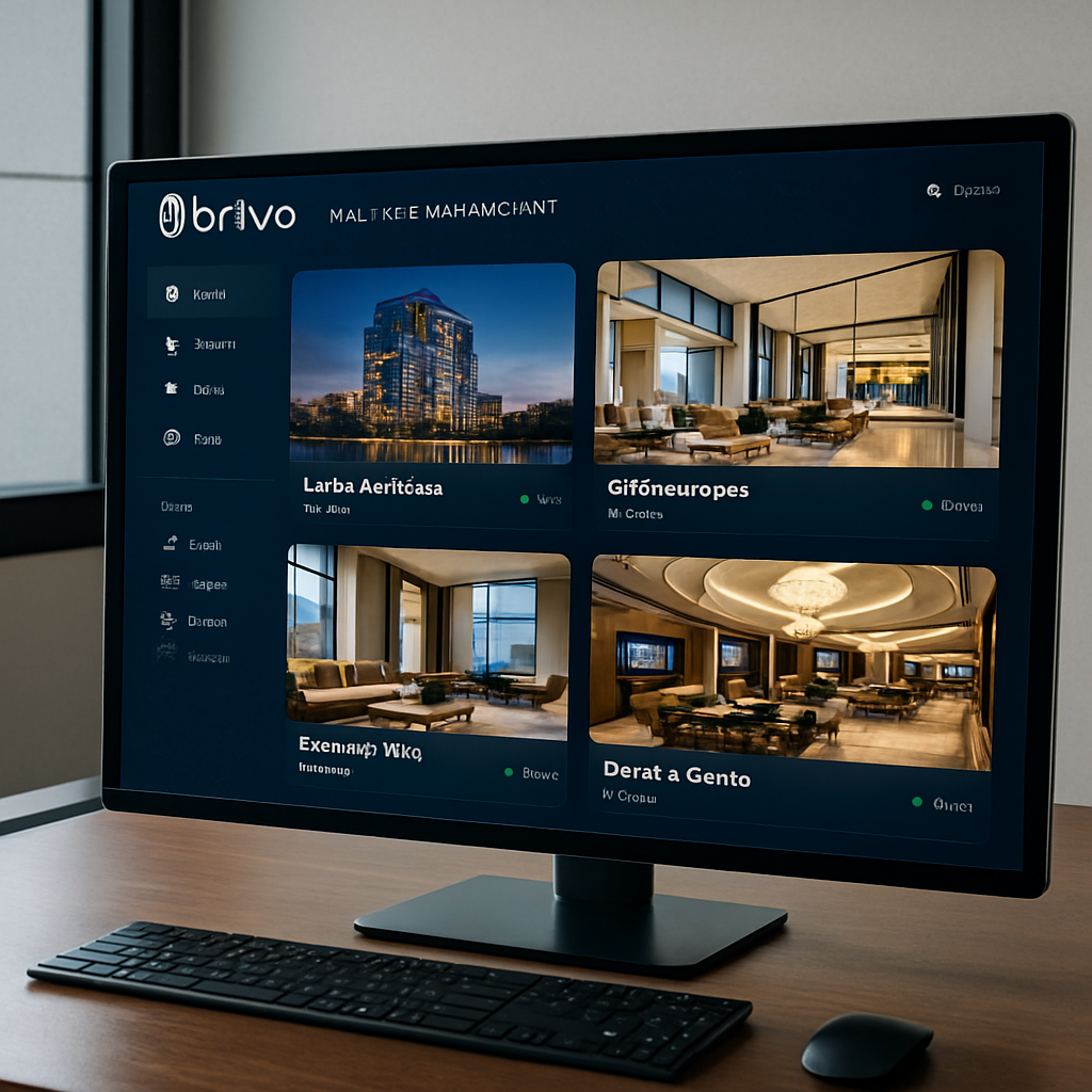 Brivo multi-site management dashboard for executive properties